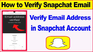 How to Verify Email in Snapchat Account / Snapchat ma Email kaise verify kare