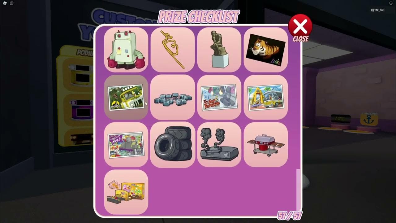 Shovelware s brain game all prizes and shop items youtube