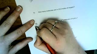 Mole Calculations Practice Worksheet