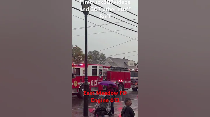 East Meadow Fire Department Engine 613 in the 6th Battalion Parade 2025