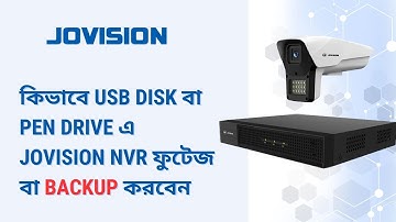 How to Back Up Jovision NVR Footage to a USB Drive or Pendrive