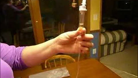 Resetting an IV Bag