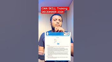 CMA SKILL Training DECEMBER 2024