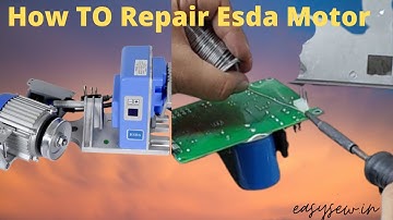 How to repair Esda Motor|| Display Not Working In Esda motor|| Easysew