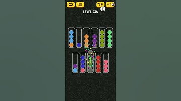 Ball Sort Puzzle Answers Level 234 Solutions Walkthrough