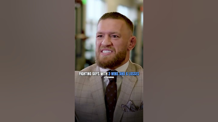 Conor McGregor on Khabib's retirement