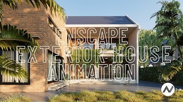 Enscape Animation in Revit - Modern House