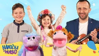 Štyri kroky dopredu | pesničky pre deti | Hanička a Murko & Ondrej Kandráč s deťmi Emkou a Ondríkom chords