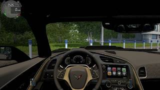 City Car Driving - Chevrolet Corvette ZR1 (C7) screenshot 5