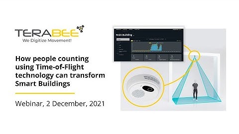 "How people counting using Time-of-Flight can transform Smart Buildings", webinar 2 December, 2021