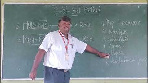 Sol-gel method for preparation of nano material # nanochemistry#Engineering chemistry