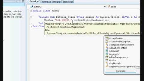 VISUAL BASIC 2008 PARA TODOS 1 (OLA MUNDO)