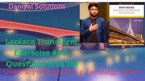 Laplace transform|Easy method|6.1 (1-16 ) question complete 💯|10 edition Kreyszig book|Advance EM