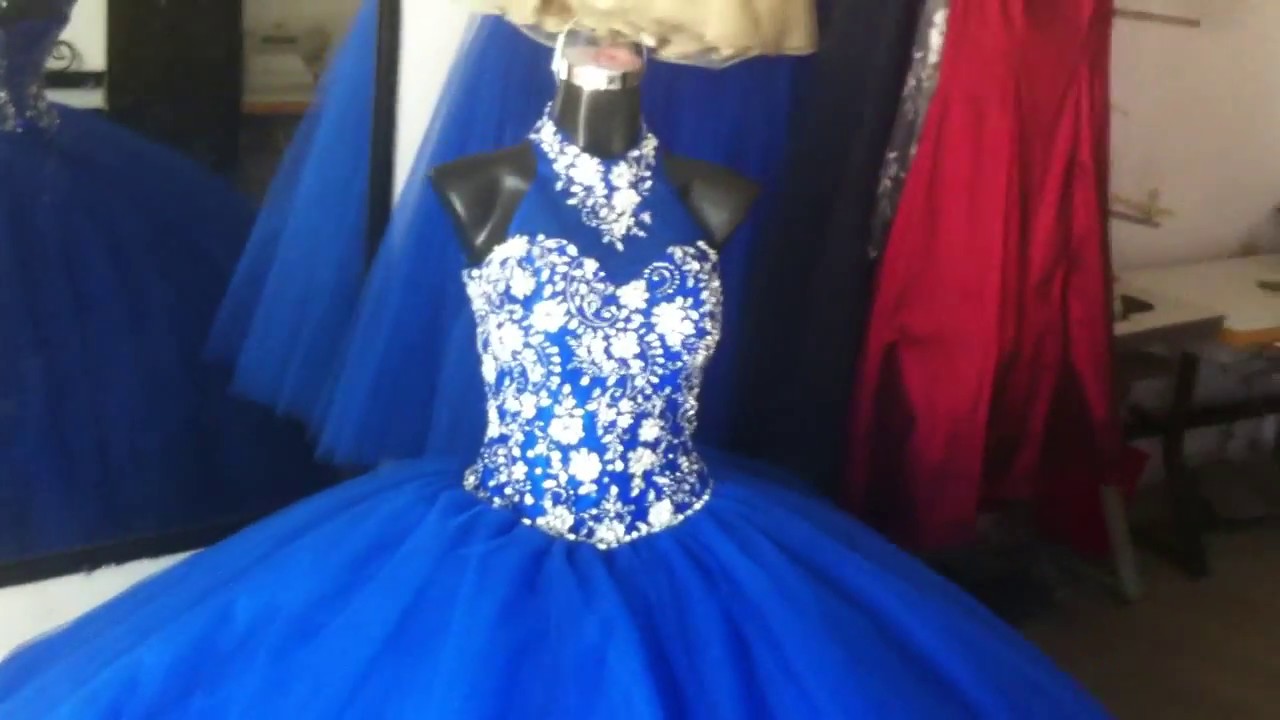 Vestidos De 15 Azul Rey Con Plateado Online Sellers, Save 61% |  