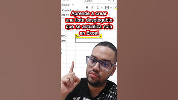 Crea una lista desplegable automática #excel #aprendeexcel #tipsexcel #tutoriales #aprende