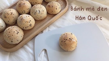 LÀM BÁNH MÈ ĐEN HÀN QUỐC - Dùng nồi chiên không dầu và lò nướng
