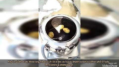 máy lột vỏ khoai