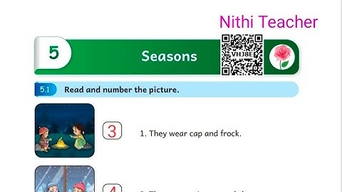 3rd std English malar term 2 unit 5 Seasons 2025-2026 English work book ans key pg no 64-74 class 3