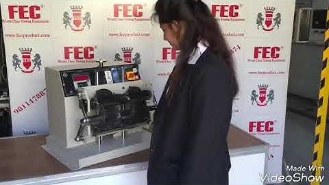 Bennewert Sole Flex Tester (FEC Testing Equipments)