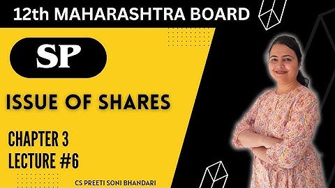 Existing Employees | 12th SP | Chapter 3 | Issue Of Shares | Lecture 6 | Maharashtra Board