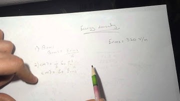 Energy density "Smartphysics" Solution