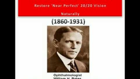 better eyesight without glasses bates