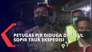 Viral, Petugas PJR Diduga Pukul Sopir Truk Ekspedisi di Tol Jakarta-Cikampek