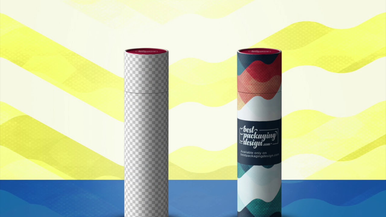 Download Long Paper Tube Psd Mockup - YouTube