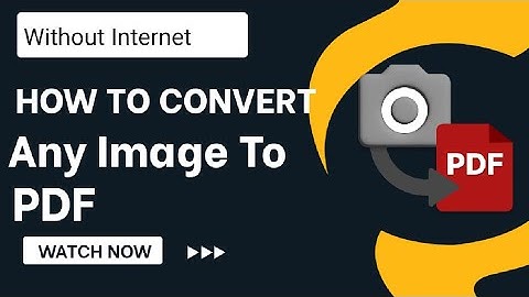 How to Convert Any Image to PDF Without Online Converter | Offline & Safe Method