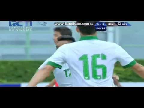 Gol Indah Saddil Ramdani. Indonesia 1-0 Mongolia, Kualifikasi Piala AFC U-23
