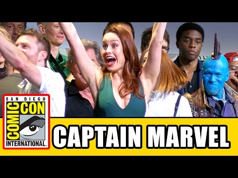 CAPTAIN MARVEL Comic Con Panel Brie Larson Announcement