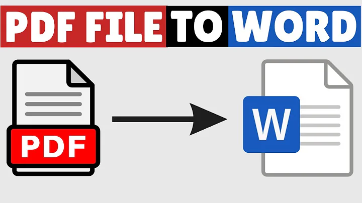 How to Convert PDF to Word | Change PDF File to Word Document