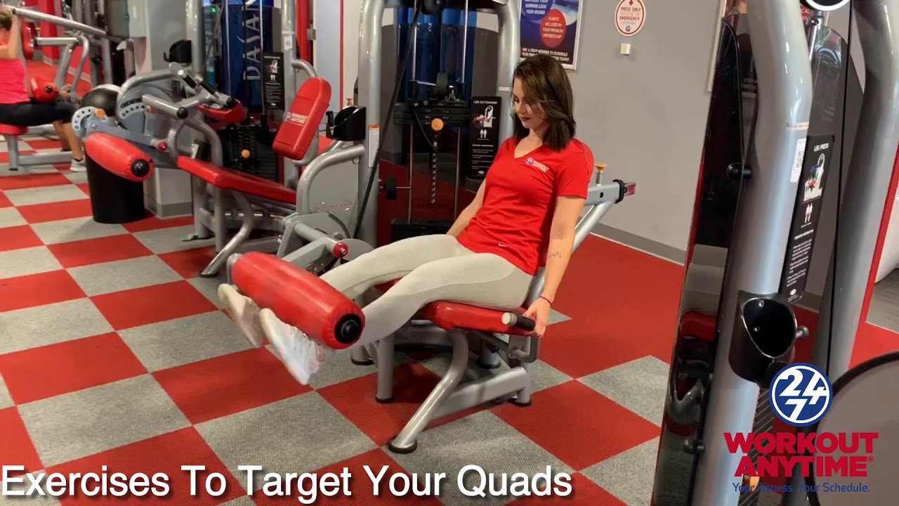 Exercises To Target Your Quads - YouTube