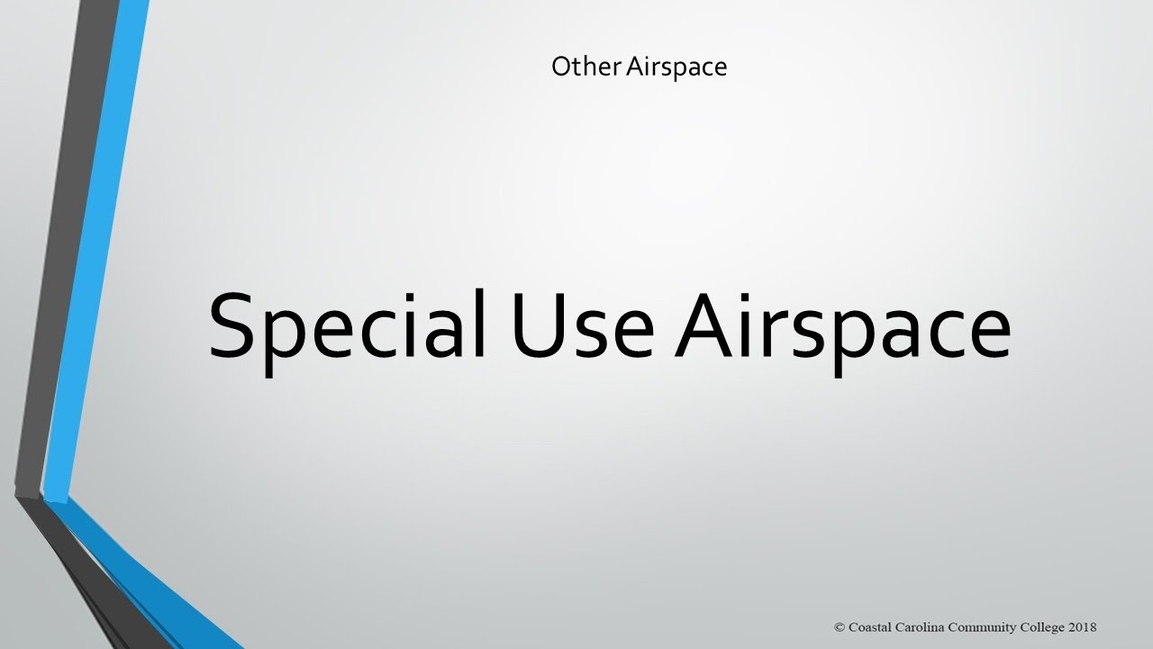 Part 107 -Airspace - Special use  - 2026
