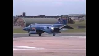 What a cracking departure by the blue Phantom from 92 sqn at Boscombe Down, 15th June 1992.