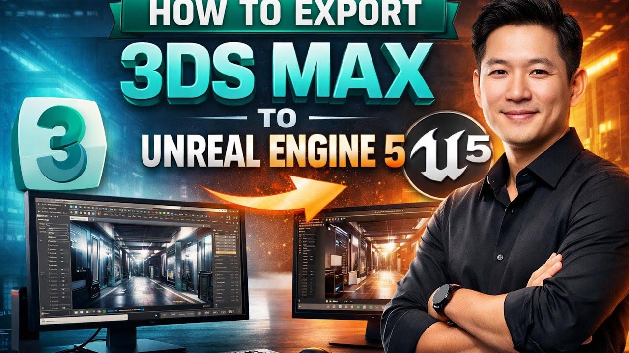 How to EXPORT Autodesk 3ds Max to Unreal Engine 5 (Step by Step) - YouTube