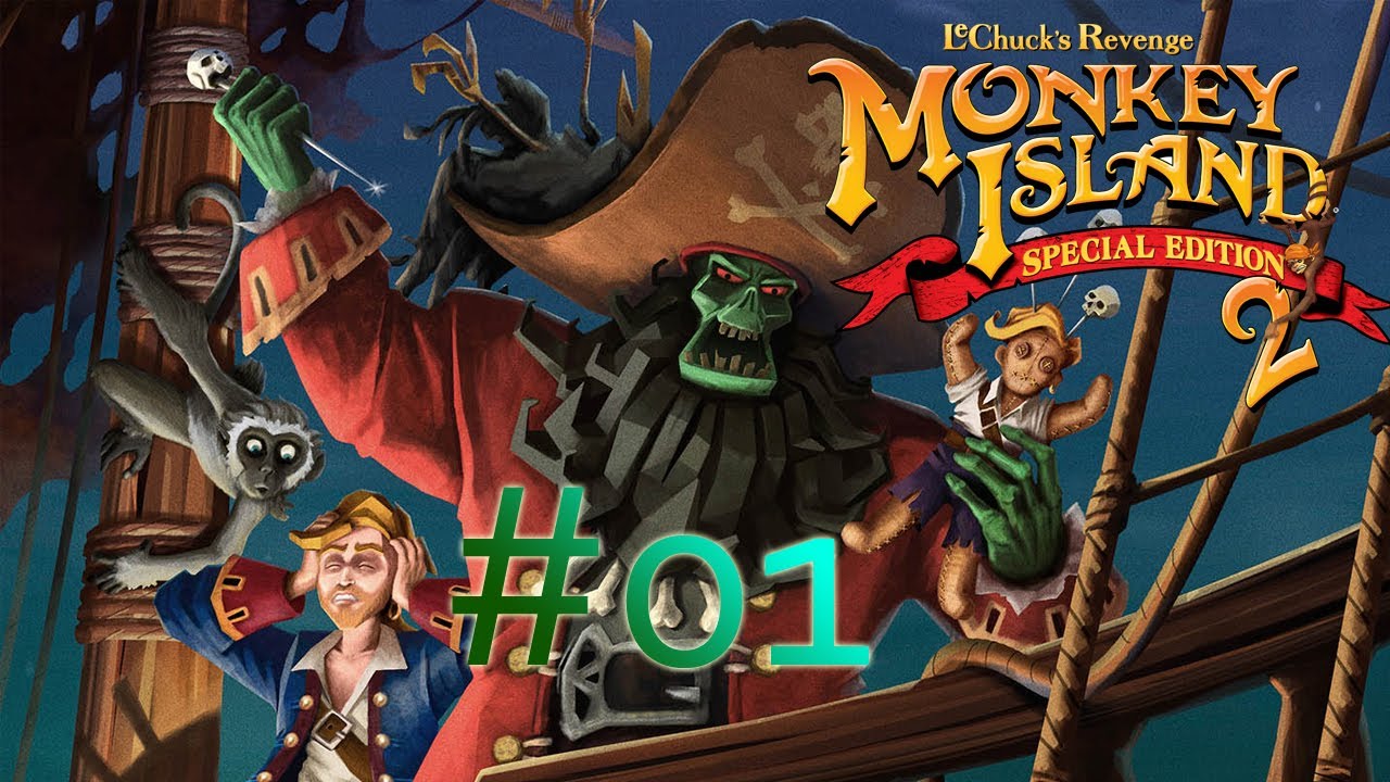 Let's Play - Monkey Island 2 (Special Edition) - Part #01 [Deutsch