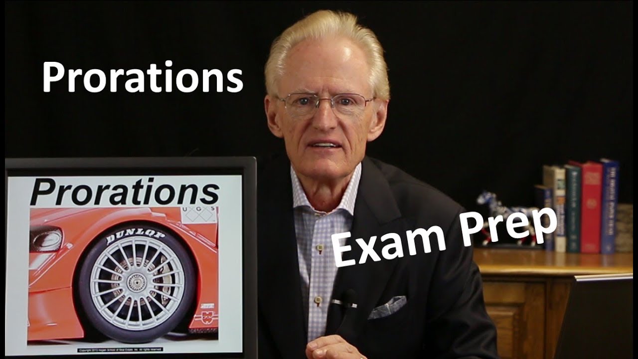 41 Prorations Arizona Real Estate License Exam Prep YouTube