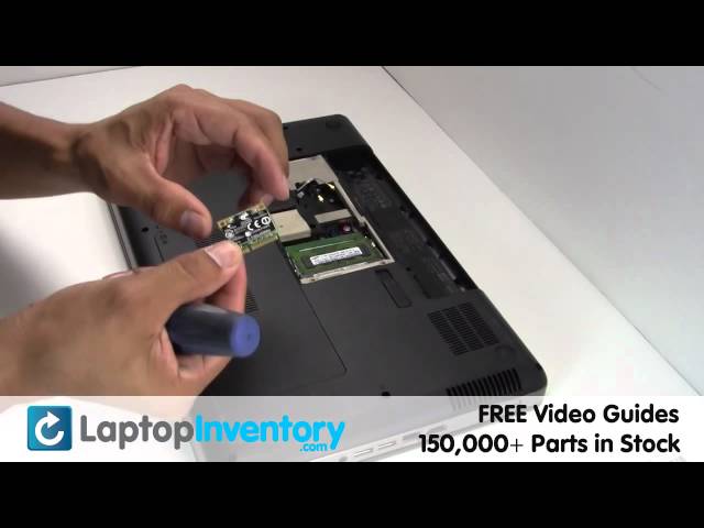 HP Compaq CQ56 G62 Wireless Card Replacement Guide - Install Fix Replace -  Laptop WIFI - YouTube