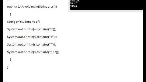 string contains() in java by bijan krishna paul