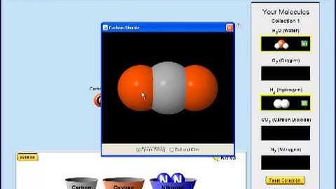Building models of molecules