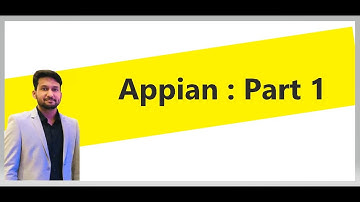 Appian Introduction