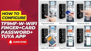 Tuya Access Control TF9MF Fingerprint, Password, MifareCard And Bluethooth Supported Device