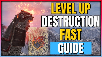 Oblivion Remastered – How To Level Up Destruction Fast & Easy | Reach Destruction Level 100 Quickly