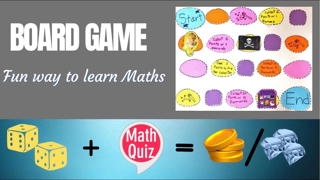 Board Game - A fun way to learn Maths | Creative learning | Kids mind games | 