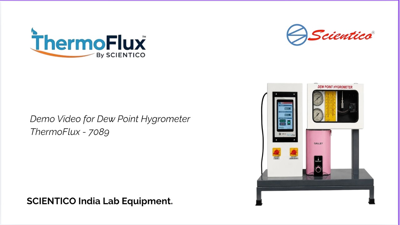 Dew Point Hygrometer | ThermoFlux-7089 | Thermodynamics Laboratory Equipment