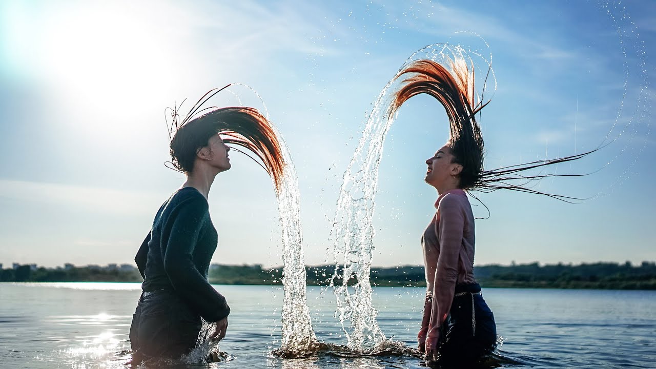 GIRLS JUST WANNA GET WET - IN THE RIVER, IN THEIR OUTFITS! [WETLOOKER ID: mg-178-group]