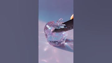 Satisfying ASMR slicing ice ✨ #asmr #Satisfying #Relaxing #Viral #OddlySatisfying