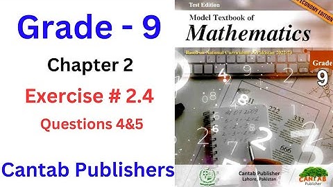 |class 9th math|cantab publishers |chapter 2 logarithm|exercise 2.4|Questions 4&5| @mathsolver1117