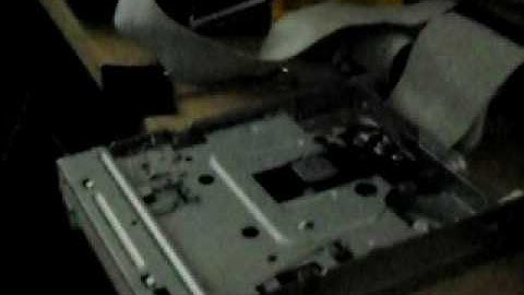 Floppy stepper motor controlled with a parallel port